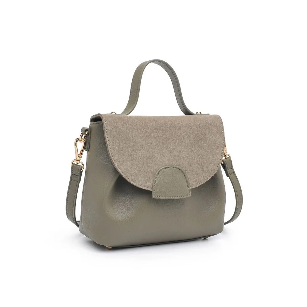 Elegant Olive Green Handbag